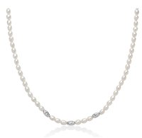 Collana Miluna Donna Pepite di perle in Argento Perla PCL6655B - PCL6655B